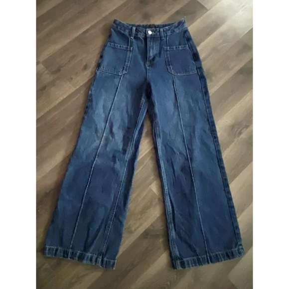 MOTF Hi Rise Wide Leg Jeans - Picture 3 of 6